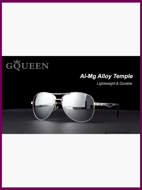 Polarized Sunglasses with Aluminum Magnesium Frame and Spring Hinges main image 5